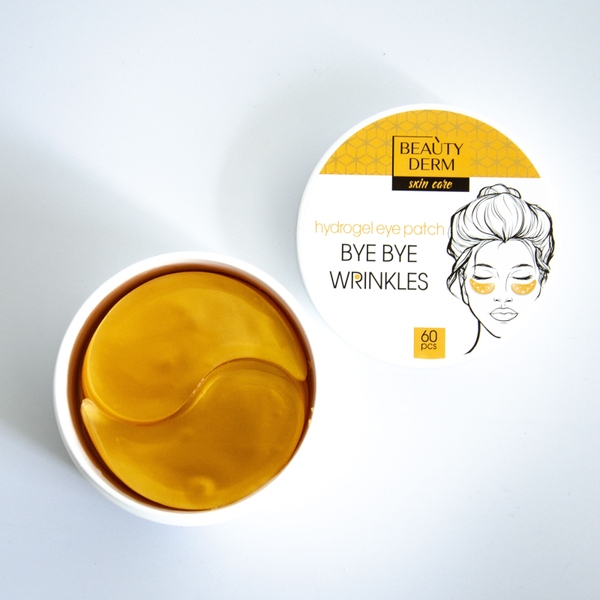 Золотые гидрогелевые патчи Bye Bye wrinkles, 60 шт 4820185225083 фото