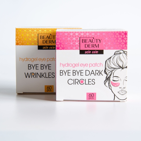 Розовые гидрогелевые патчи Bye Bye dark circles, 60 шт 4820185225076 фото