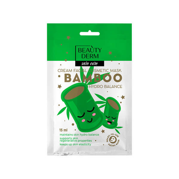 Cosmetic mask "Bamboo moisturizing", 15ml