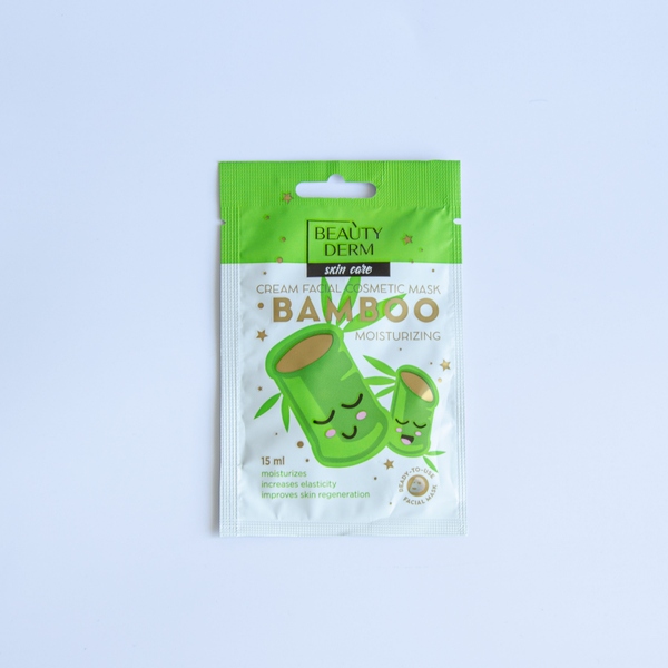 Cosmetic mask "Bamboo moisturizing", 15ml