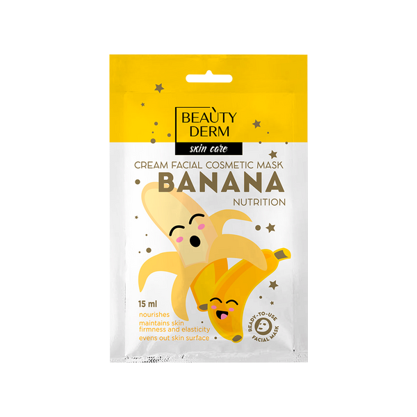 Cosmetic mask "Nutrition Banana", 15ml