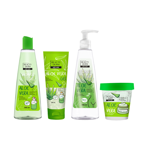 Moisturizing body care set "Aloe Vera"