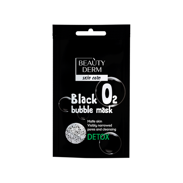 Black Bubble Foam Face Mask, 7ml