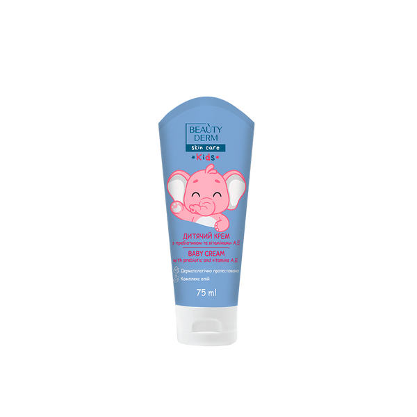 Universal baby cream with prebiotics and vitamins A, E, 75 ml