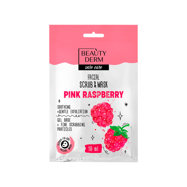 Face scrub mask Pink Raspberry, 10ml