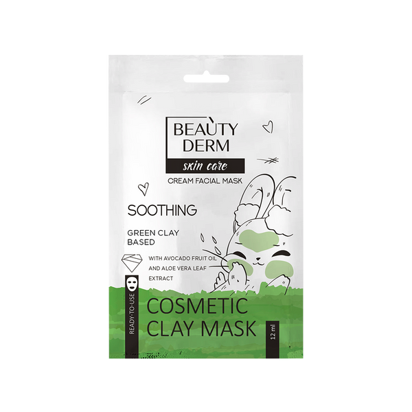 Cosmetic mask based on green clay "Moisturizing", 12ml