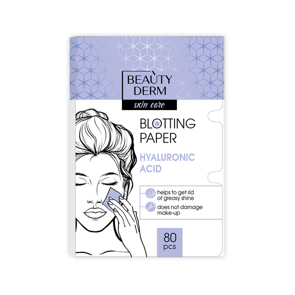 Blotting paper with hyaluronic acid, 80 pcs.